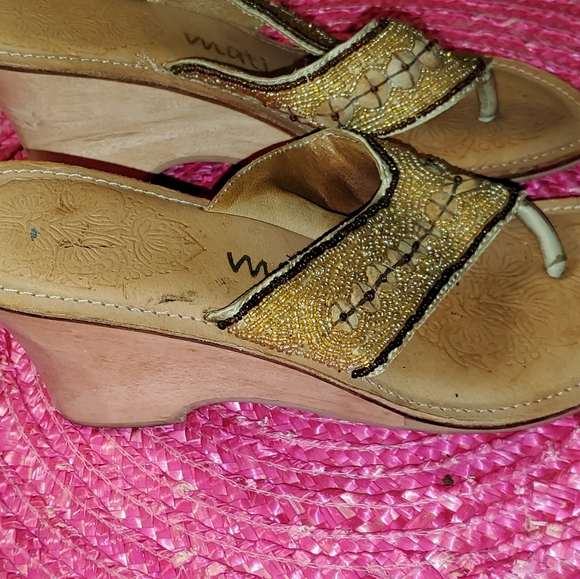 Matisse Beaded Made in India Thongs - Picture 3 of 4